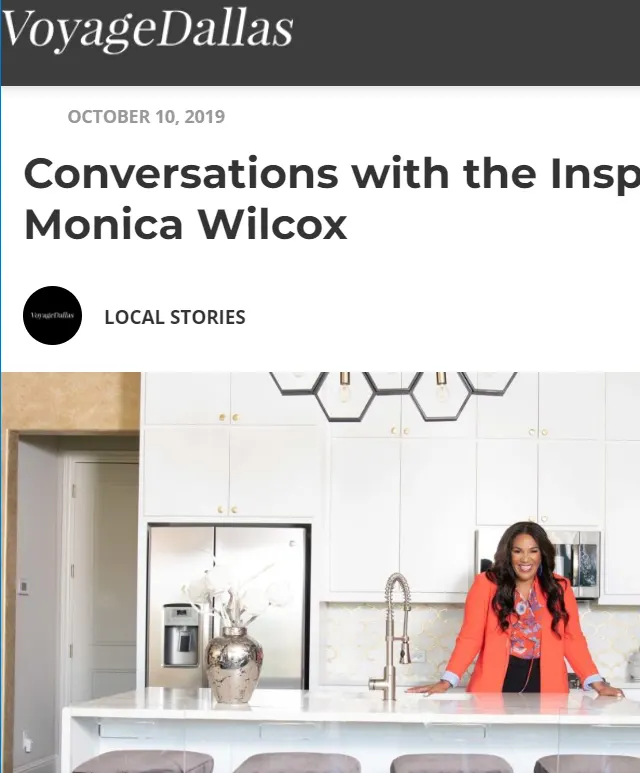 Voyage Dallas - Conversation With Monica Wilcox Interiors Interview