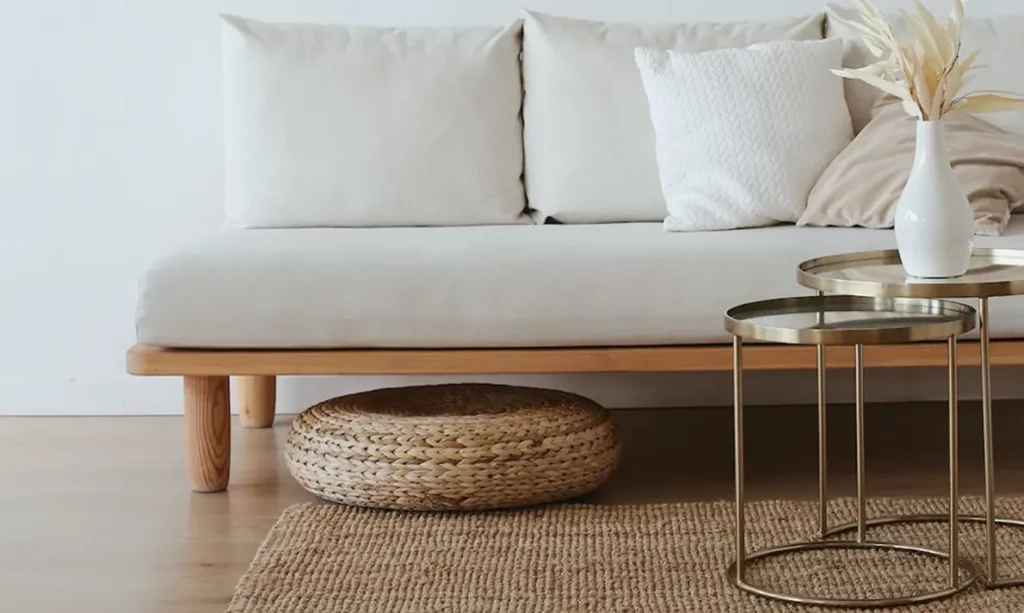 Japandi-style furniture neutral colors - Monica Wilcox Interiors, Dallas TX